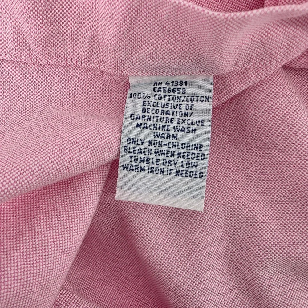 Ralph Lauren Oxford Shirt Mens 3XB Classic Cotton Pink Heritage Preppy Ivy Big